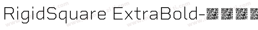 RigidSquare ExtraBold字体转换
